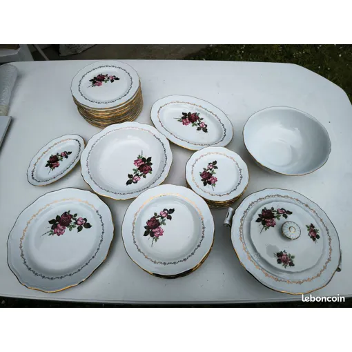 Service De 57 Pieces Amandinoise Françoise Annee70 occasion reconditionné disponible sur Rakuten