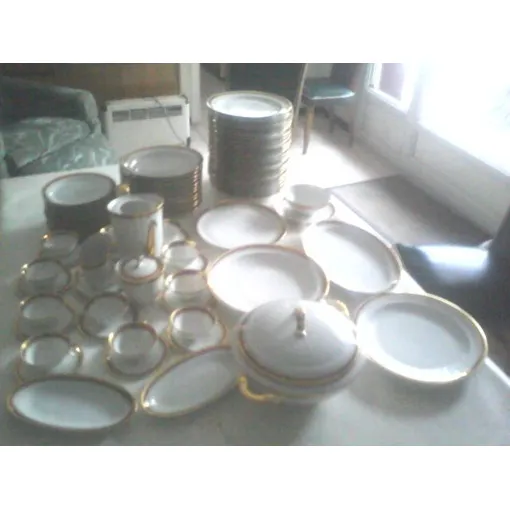 Service De Table En Porcelaine De Limoges 82 Pièces 12 Personnes Bon état reconditionné disponible sur Rakuten