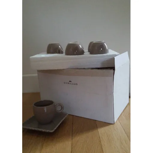 Acheter Service Expresso 6 Tasses Taupe Bon état - 10,00 € Service Expresso 6 Tasses Taupe Bon état reconditionné disponible sur Rakuten