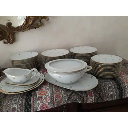 Service Vaisselle Complet Belle Porcelaine 24 Assietes Plates 12 Dessert 12creuses Soupiere ?? Plats ?? Bon état reconditionné disponible sur Rakuten