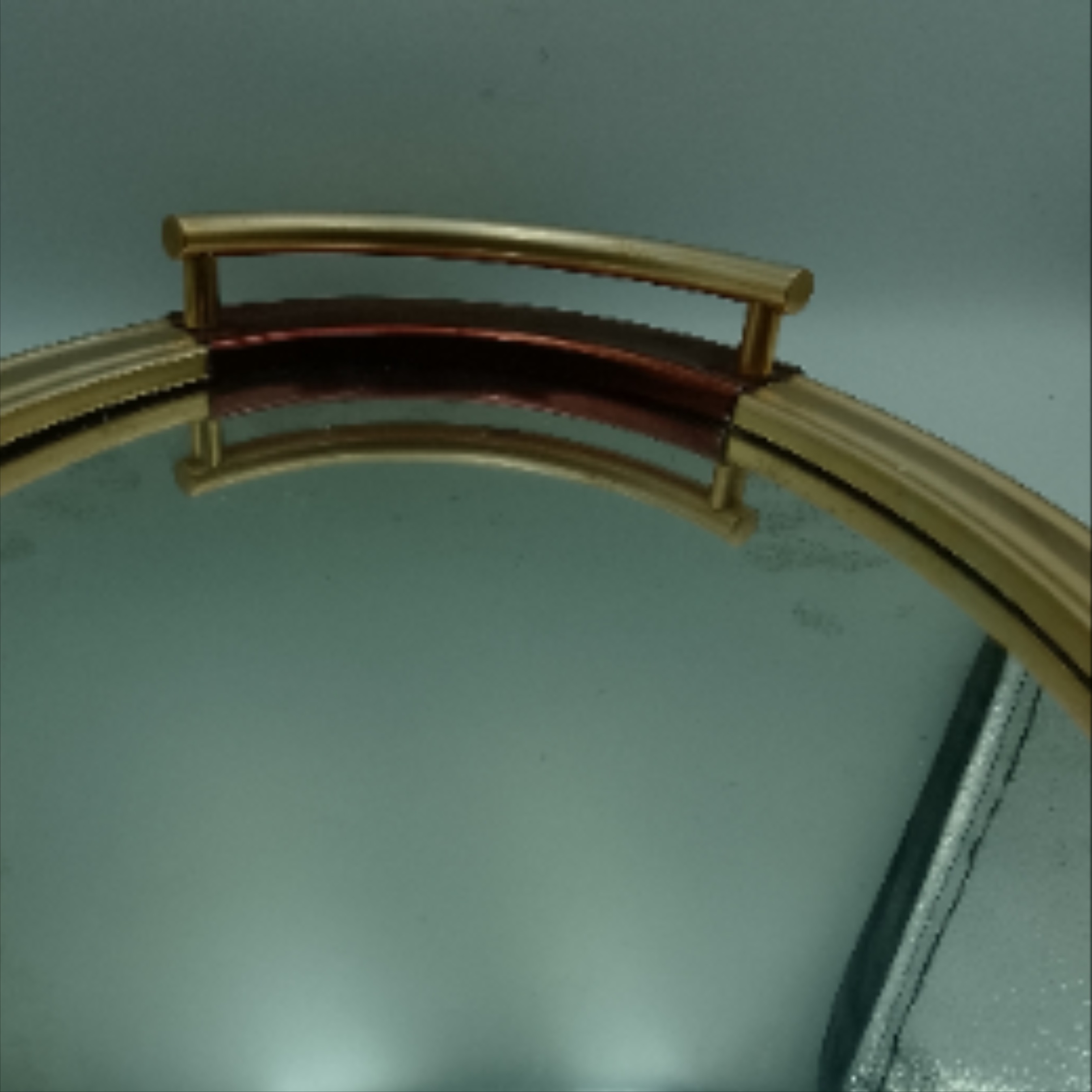 Voir photo 3 de Serviteur oval avec fond miroir Serviteur oval avec fond miroir reconditionné photo 3