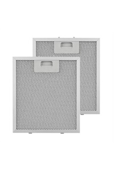 Set 2 filtres à graisse de rechange pour hotte de cuisine - Lavables en machine - 23 x 26 cm - Aluminium Bon état Klarstein reconditionné disponible sur Darty
