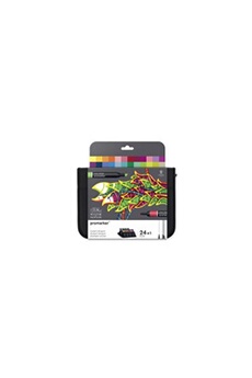 Set de 24 marqueurs Winsor et Newton Modèle aléatoire Très bon état Promarker reconditionné disponible sur Darty