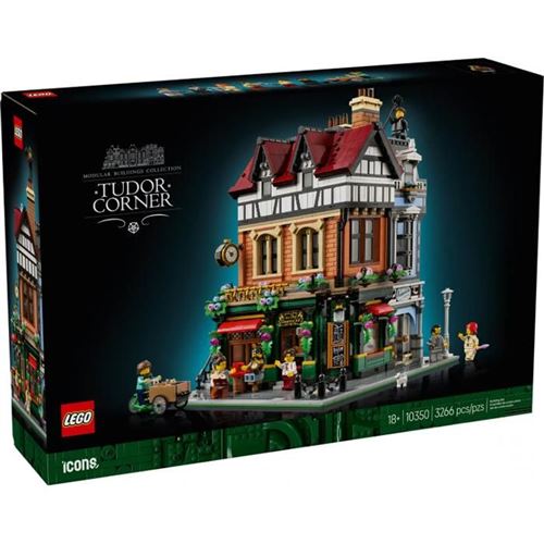 Set de construction - LEGO - 10350 - Bâtisse Tudor - 3 façades en briques - Pour adultes - Noir État correct N/A reconditionné disponible sur Fnac