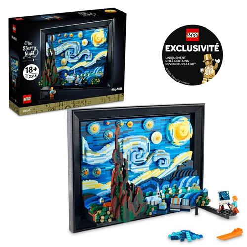 Set de construction LEGO Ideas 21333 La Nuit étoilée Van Gogh 2316 pièces État correct N/A reconditionné disponible sur Fnac