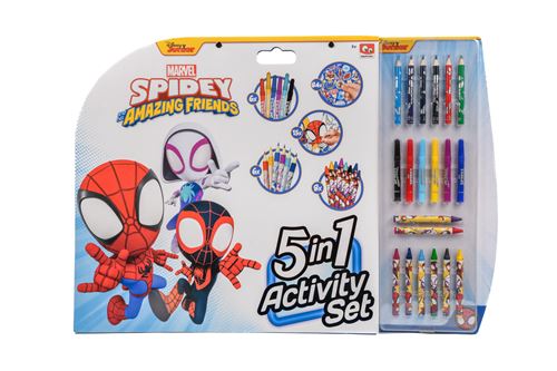 Set de dessin Canenco Marvel Spidey and his amazing friends 5 en 1 Activity set État correct reconditionné disponible sur Fnac