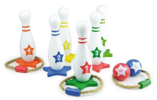 Set quilles - jeu d'anneaux État correct Vilac reconditionné disponible sur Fnac