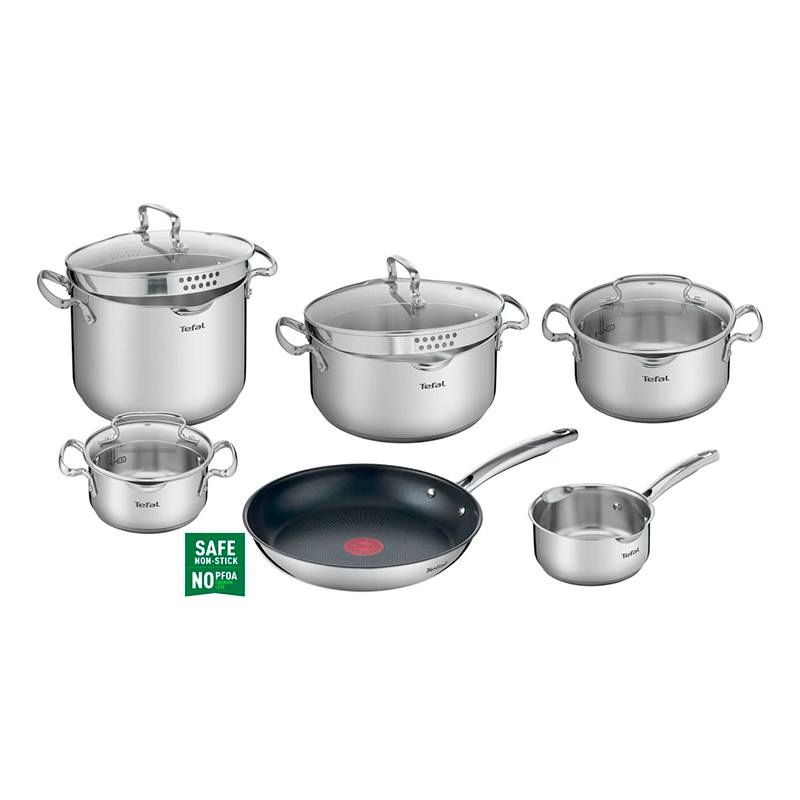 Acheter Set Tefal Duetto + 10 Pièces Inox Bon état - 99,99 € Set Tefal Duetto + 10 Pièces Inox Bon état reconditionné disponible sur Electro Depot
