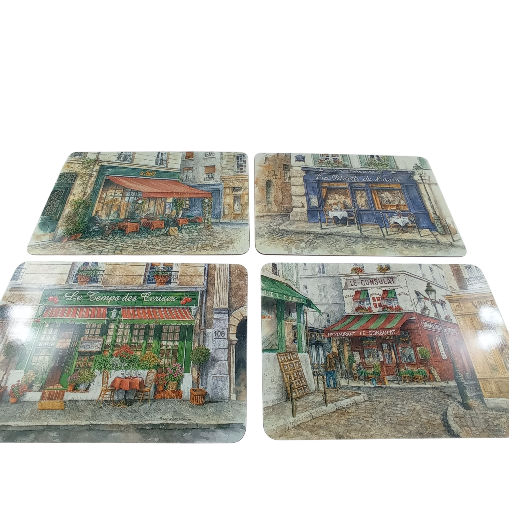 Acheter Sets de table au nombre de 4 dans coffret Très bon état - 15,00 € Sets de table au nombre de 4 dans coffret Très bon état reconditionné disponible sur Label Emmaüs