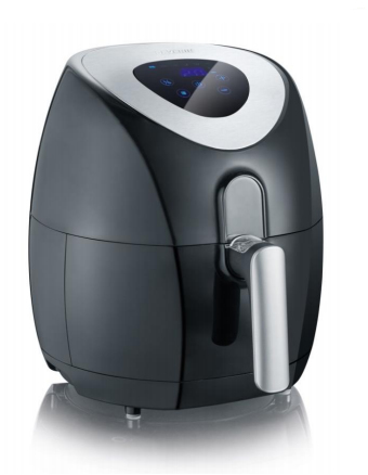 Severin 2430 Unique 3,2 L Autonome 1500 W Friteuse d'air chaud Noir, Acier inoxydable - Excellent état Parfait état Severin reconditionné disponible sur Pixmania