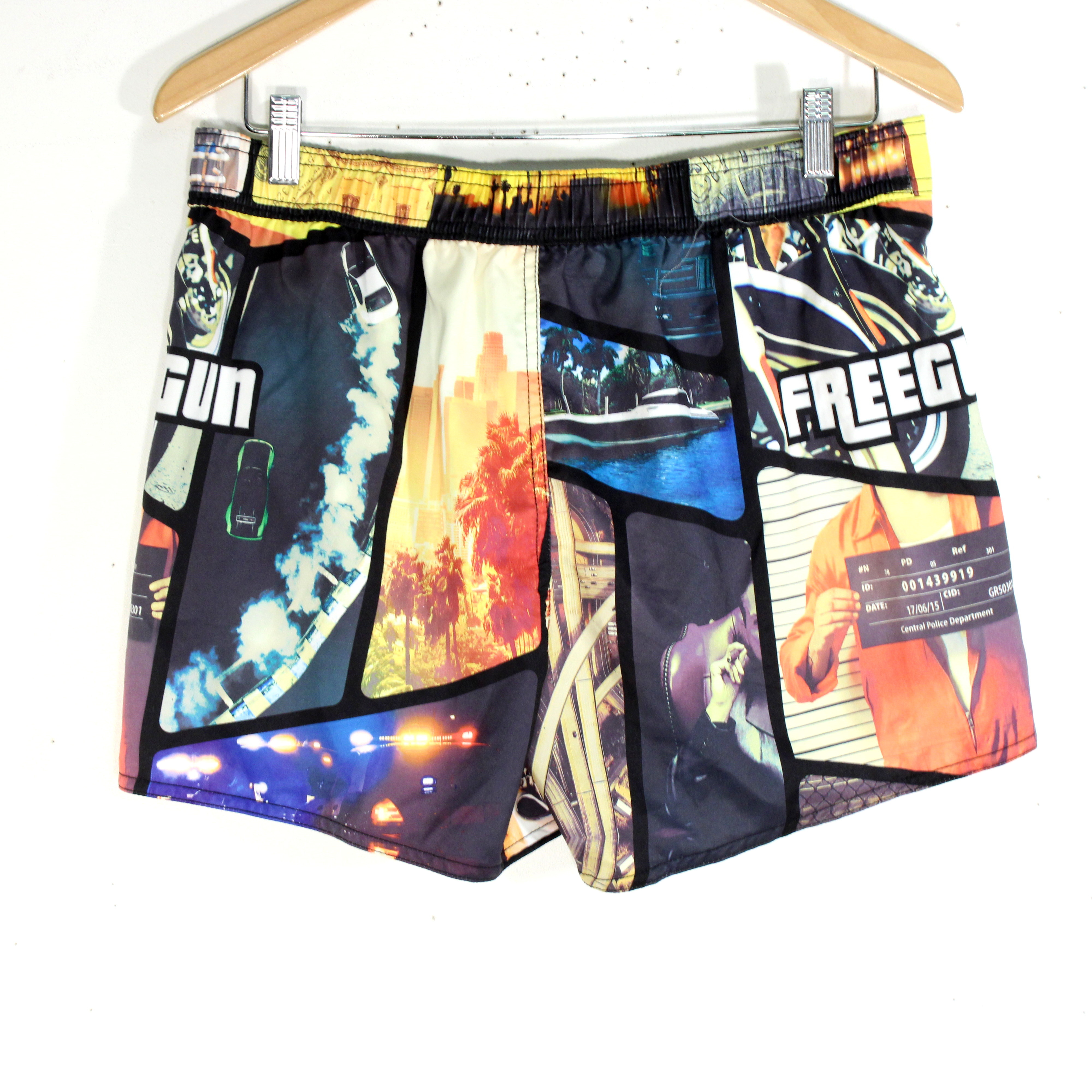 Voir photo 3 de Short De Bain Homme Noir & Jaune FREEGUN Taille S Short De Bain Homme Noir & Jaune FREEGUN Taille S Parfait état reconditionné photo 3