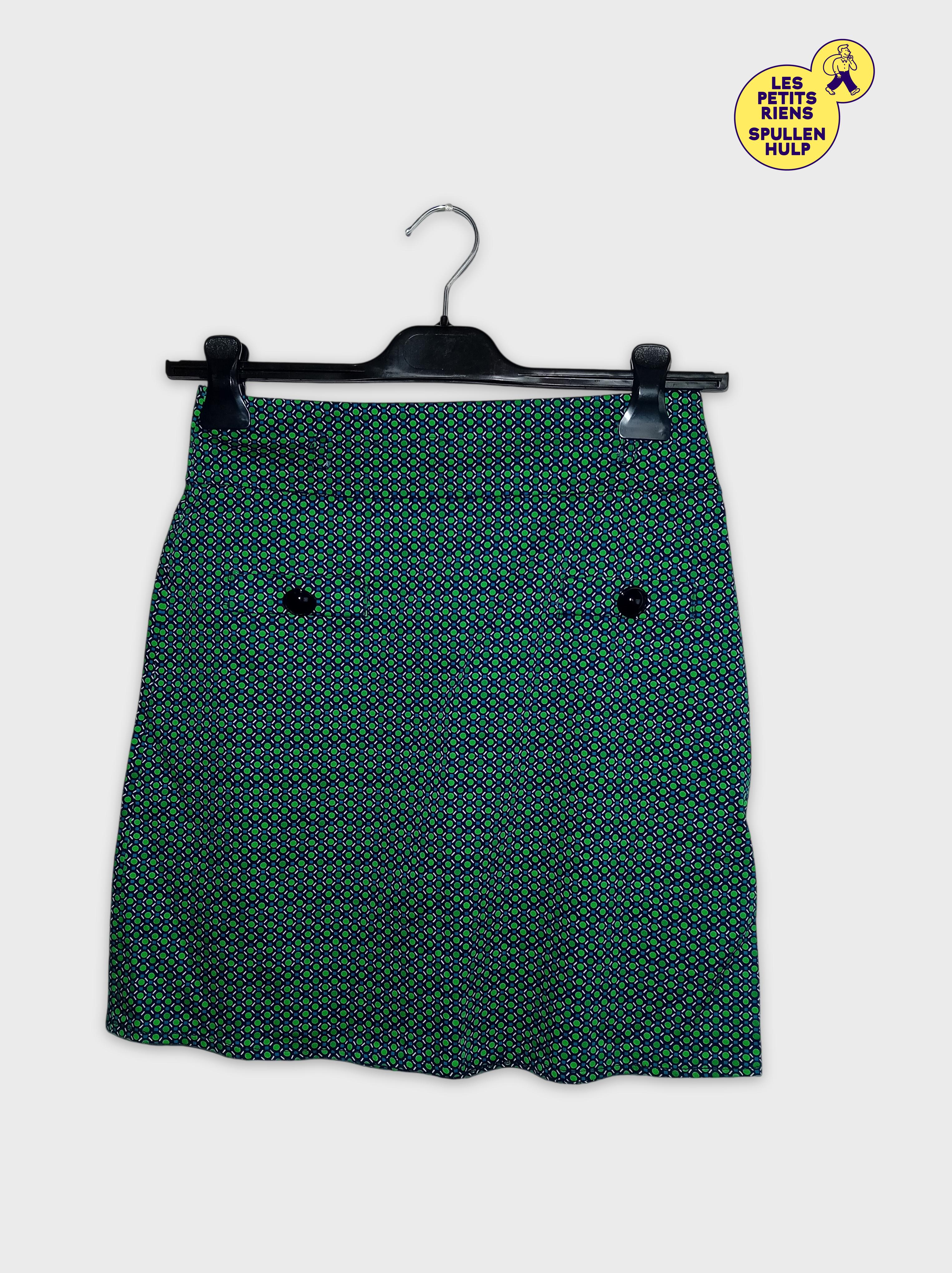 Voir photo 2 de Short Jupe Lola & Liza Motifs Géométriques Verts Bleus M 🟢 (T4452) Short Jupe Lola & Liza Motifs Géométriques Verts Bleus M 🟢 (T4452) Très bon état reconditionné photo 2