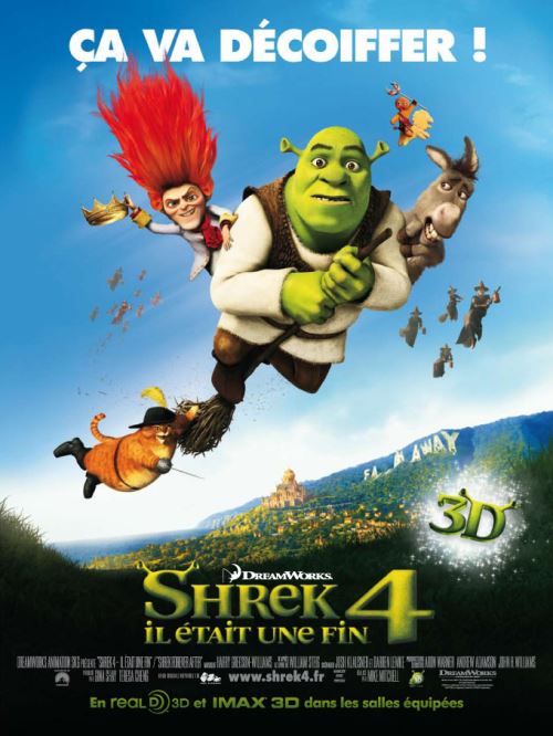 Shrek 4 AFFICHE CINEMA ORIGINALE État correct reconditionné disponible sur Fnac