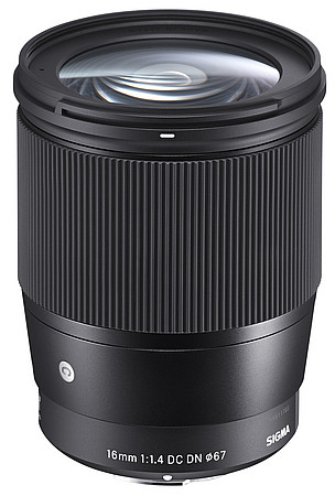 Sigma 16mm F1.4 DC DN | C MILC Objectif large Noir - Excellent état Parfait état Sigma reconditionné disponible sur Pixmania