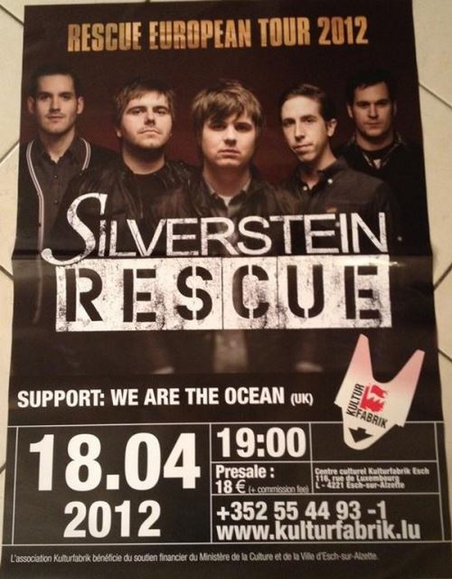Silverstein - 70x100 cm - AFFICHE / POSTER État correct N/A reconditionné disponible sur Fnac