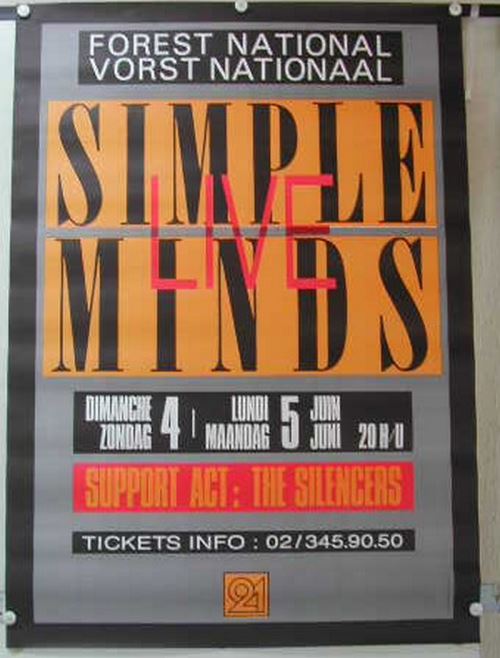 Simple Minds - 65x91 cm - AFFICHE / POSTER État correct N/A reconditionné disponible sur Fnac