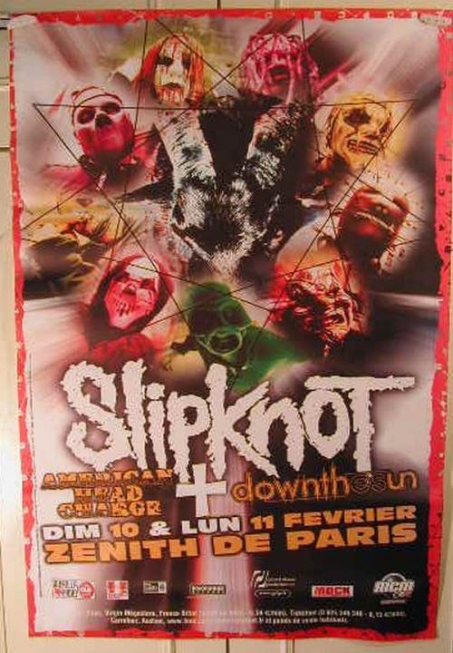 Slipknot - 81x115 cm - AFFICHE / POSTER État correct N/A reconditionné disponible sur Fnac
