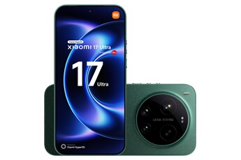Smartphone 17 Ultra 6,9" 5G Double Nano SIM 512 Go Vert conçu avec Leica Bon état Xiaomi reconditionné disponible sur Darty