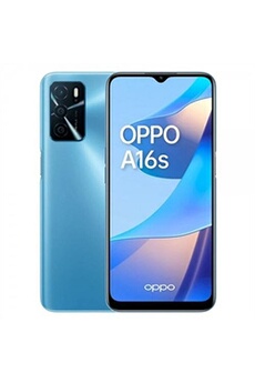 Smartphone A16s 6,5 Octa Core 4 GB RAM 64 GB bleu État correct Oppo reconditionné disponible sur Darty