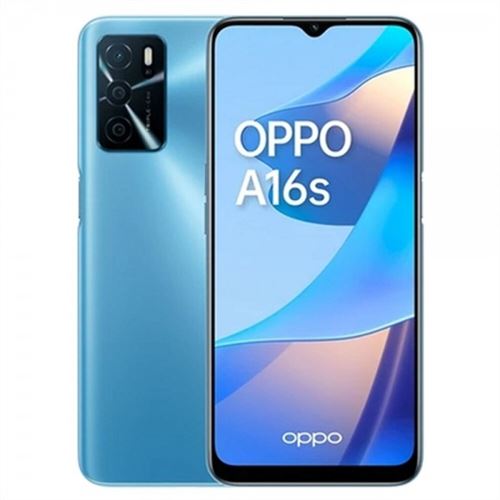 Smartphone A16s 6,5 Octa Core 4 GB RAM 64 GB Oppo bleu État correct N/A reconditionné disponible sur Fnac