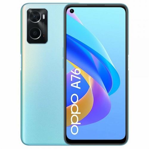 Smartphone A76 6,5 Octa Core 4 GB RAM 128 GB Oppo bleu État correct N/A reconditionné disponible sur Fnac