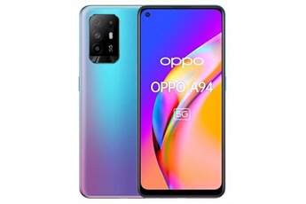Smartphone A94 5G 6 43 pouces MediaTek Dimensity 800U 8 GB RAM 128 GB Bleu État correct Oppo reconditionné disponible sur Darty