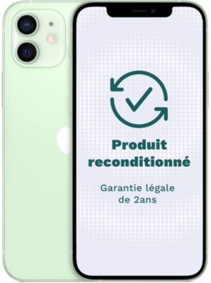 Smartphone APPLE iPhone 12 Vert 128Go Très Bon État avec Batterie Neuve Très bon état reconditionné disponible sur Boulanger