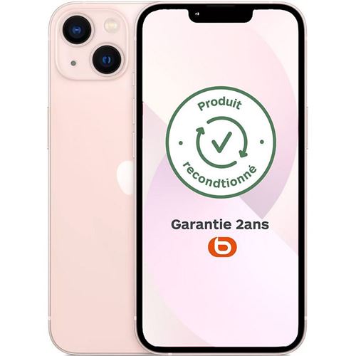 Smartphone APPLE iPhone 13 128 Go Rose État correct N/A reconditionné disponible sur Fnac