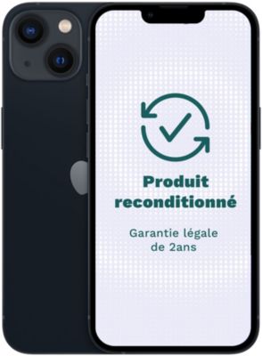 Smartphone APPLE iPhone 13 5G 128Go Noir Bon État Bon état - 289,99 € Smartphone APPLE iPhone 13 5G 128Go Noir Bon État Bon état reconditionné disponible sur Boulanger
