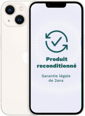 Smartphone APPLE iPhone 13 Blanc 256Go Excellent État avec Batterie Neuve Parfait état - 429,99 € Smartphone APPLE iPhone 13 Blanc 256Go Excellent État avec Batterie Neuve Parfait état reconditionné disponible sur Boulanger