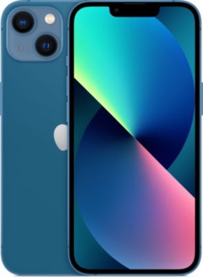 Smartphone APPLE iPhone 13 Bleu 256Go Batterie Neuve Parfait état reconditionné disponible sur Boulanger
