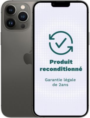 Smartphone APPLE iPhone 13 Pro Max 5G 128Go Noir Excellent État avec Batterie Neuve Parfait état - 499,99 € Smartphone APPLE iPhone 13 Pro Max 5G 128Go Noir Excellent État avec Batterie Neuve Parfait état reconditionné disponible sur Boulanger