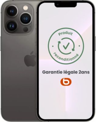 Smartphone APPLE iPhone 13 Pro Max Argent 128Go Excellent État avec Batterie Neuve Parfait état - 469,99 € Smartphone APPLE iPhone 13 Pro Max Argent 128Go Excellent État avec Batterie Neuve Parfait état reconditionné disponible sur Boulanger