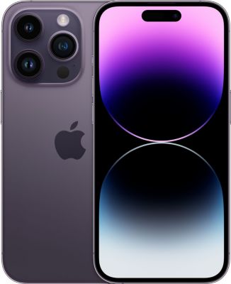 Smartphone APPLE iPhone 14 Pro 5G 128Go Mauve Batterie Neuve Parfait état reconditionné disponible sur Boulanger