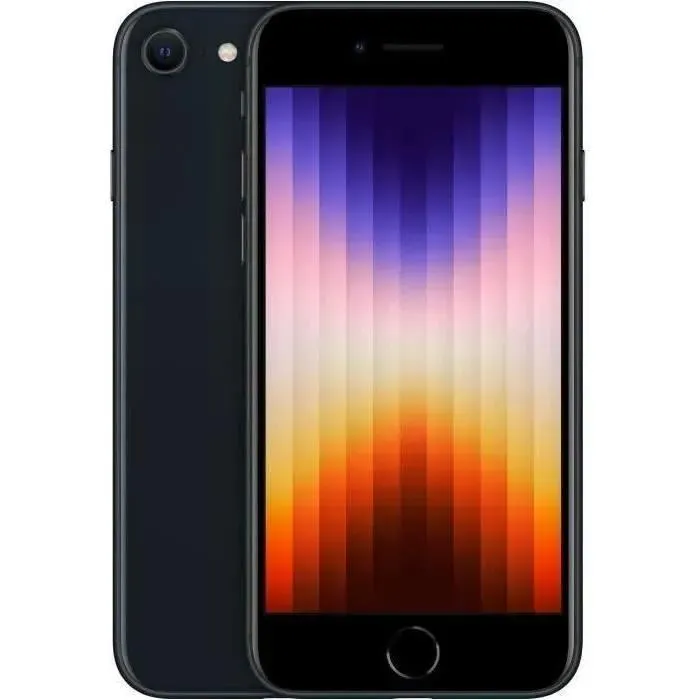 Smartphone - APPLE - iPhone SE 3e génération 2022 (Couleur: Midnight - Capacité de stockage: 64GB) Reconditionné Apple reconditionné disponible sur Cdiscount Seconde Vie