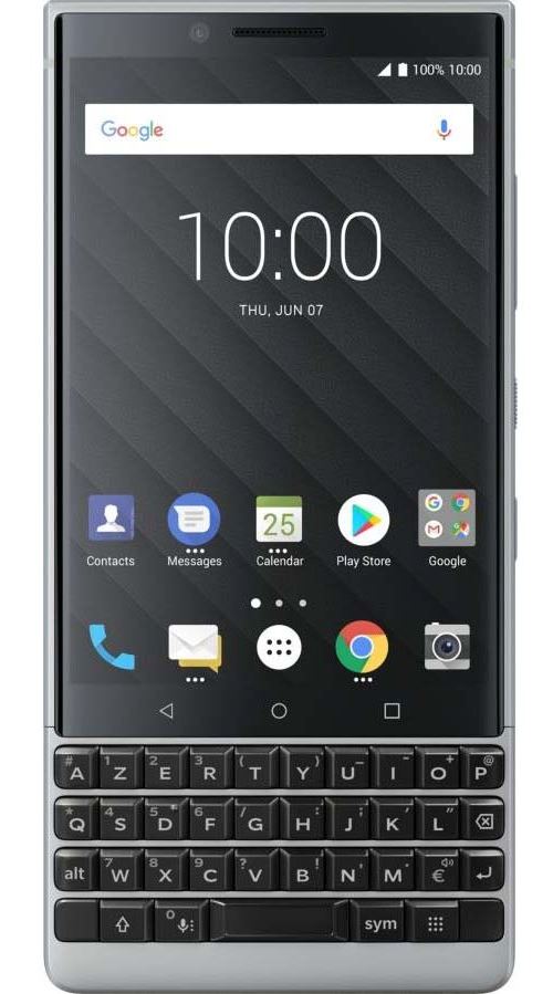 Smartphone BlackBerry KEY2 64 Go Argent État correct BlackBerry reconditionné disponible sur Fnac