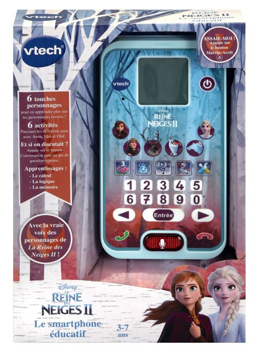 Smartphone éducatif Vtech Disney La Reine des Neiges 2 État correct VTech reconditionné disponible sur Fnac