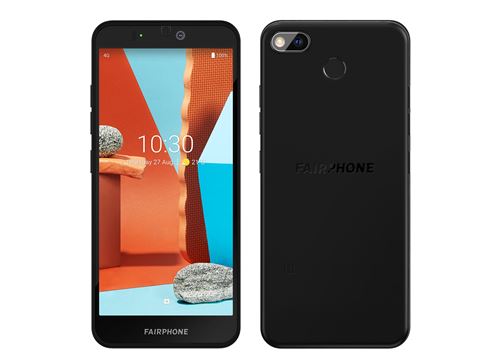 Smartphone Fairphone 3+ 64 Go Double SIM Noir État correct Fairphone reconditionné disponible sur Fnac