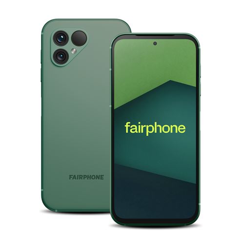 Smartphone Fairphone 5 6,46" 5G Double SIM 128 Go Vert mousse État correct Fairphone reconditionné disponible sur Fnac
