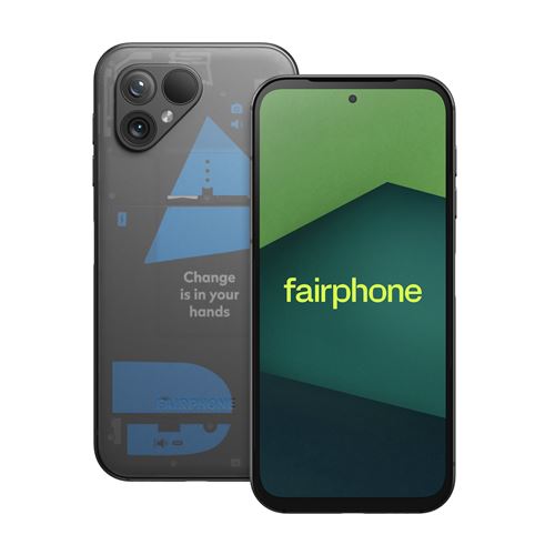 Smartphone FairPhone 5 6.46" 5G Double SIM 256 Go Transparent État correct Fairphone reconditionné disponible sur Fnac