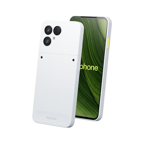 Smartphone Fairphone (Gen. 6) 6,31" 5G Double SIM 256 Go Blanc Nuage État correct Fairphone reconditionné disponible sur Fnac