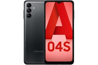 Smartphone Galaxy A04s noir 6.5 RAM 3 Go stockage 32 Go État correct Samsung reconditionné disponible sur Darty
