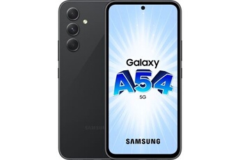 Smartphone Galaxy A54 5G 256 Go 6,4" Noir État correct Samsung reconditionné disponible sur Darty