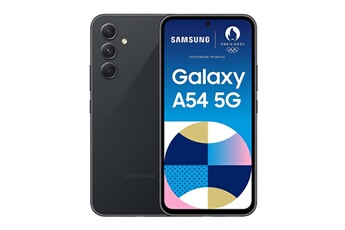 Smartphone Galaxy A54 gris 6.4 RAM 8 Go stockage 128 Go Très bon état Samsung reconditionné disponible sur Darty