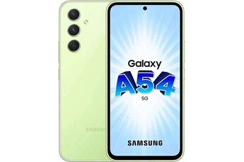 Smartphone Galaxy A54 vert 6.4 stockage 128 Go Très bon état Samsung reconditionné disponible sur Darty