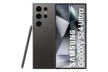 Smartphone Galaxy S24 Ultra 6,8" 5G Nano SIM 256 Go Noir État correct Samsung reconditionné disponible sur Darty