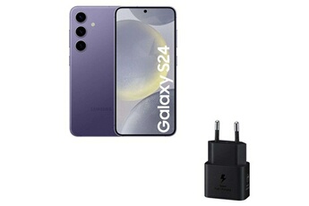 Smartphone Galaxy S24 violet 6.1 stockage 128 Go État correct Samsung reconditionné disponible sur Darty