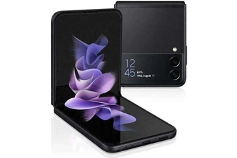 Smartphone galaxy z flip 3 noir 6.7 pouces RAM 8 Go stockage 128 Go État correct Samsung reconditionné disponible sur Darty | Dero