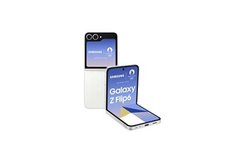 Smartphone Galaxy Z Flip blanc 6.7 RAM 12 Go stockage 256 Go Bon état Samsung reconditionné disponible sur Darty
