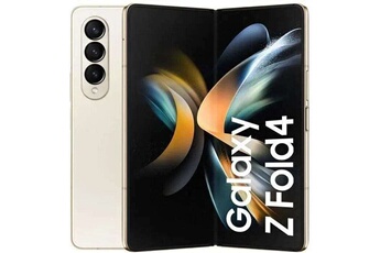 Smartphone galaxy z fold 4 blanc 7.6 pouces RAM 12 Go stockage 256 Go État correct Samsung reconditionné disponible sur Darty